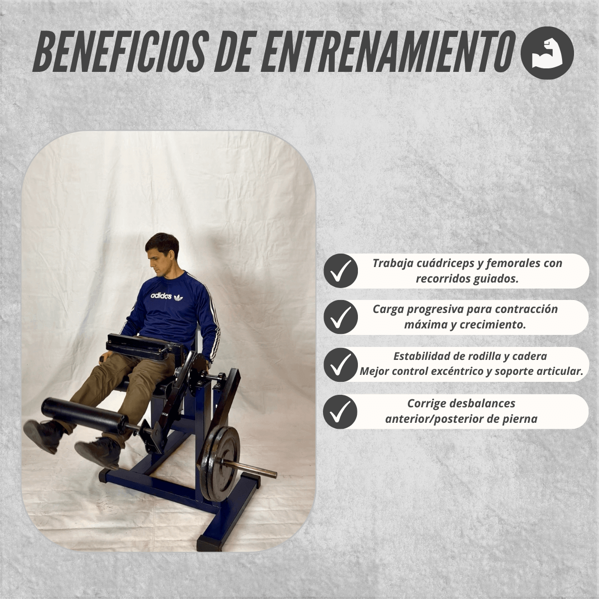 Sillón Dual ( Cuádriceps y Femoral) - Vista 2
